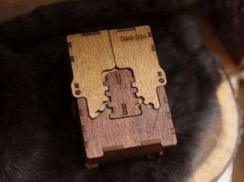 DIY Custom MTG Deck Box Wood Pokemon Deck Box Magic the Gathering Deck ...