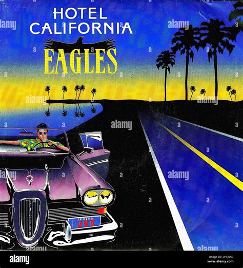 Vintage single record cover - Eagles - Hotel California - F - 1976 01 ...