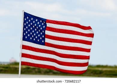 American Flag Flying High On Winter Stock Photo 2236182211 | Shutterstock