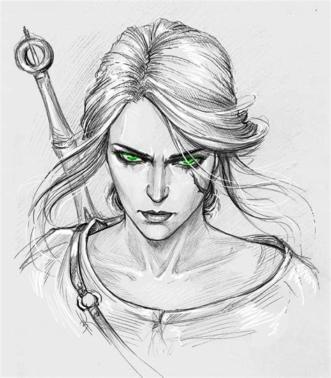 Pin by Yunus Emre Şener on Witcher - Ciri | Pinterest | Pencil art ...