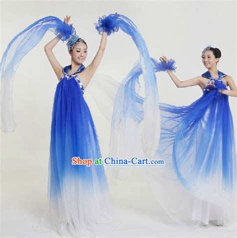 Stage Performance Long Ribbon Dancing Costumes