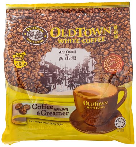 Old Town White Coffee 2-in-1 Coffee and Creamer, 375 g: Amazon.co.uk ...