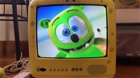 The Gummy Bear Song On A Spongebob CRT TV - YouTube