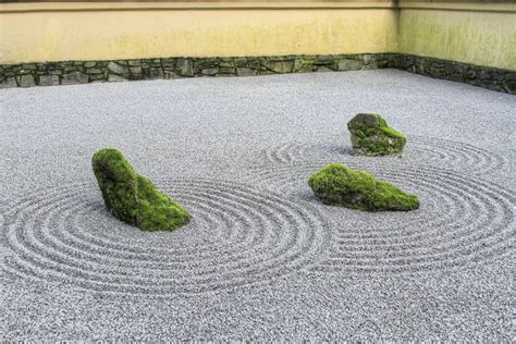 Japanese Zen Sand Garden Royalty Free Stock Photography - Image: 12864337