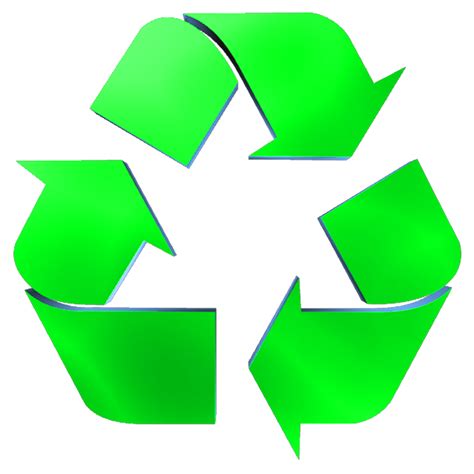 Recycling Green Icon 3D Sign Illustration 8506456 PNG