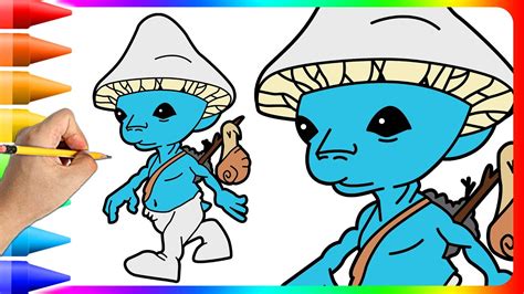 How to Draw SMURF CAT - EASY STEP BY STEP - YouTube