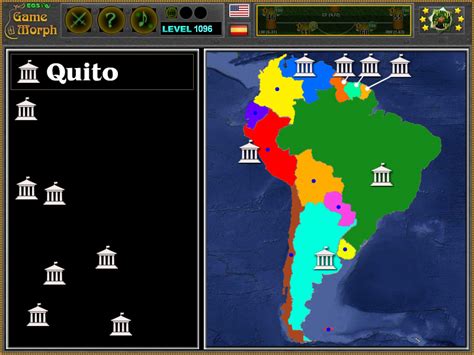 Capitals of South America Puzzle | Geography Learning Game