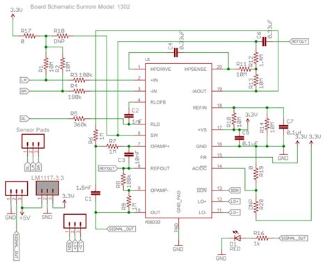 Ad8232 Ecg Sensor Circuit Diagram