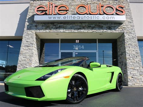 2008 Lamborghini Gallardo Green Gallardo Spyder | elite autos