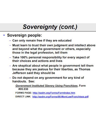 Sovereignty - 28+ Examples, Format, How To Figure, PDF