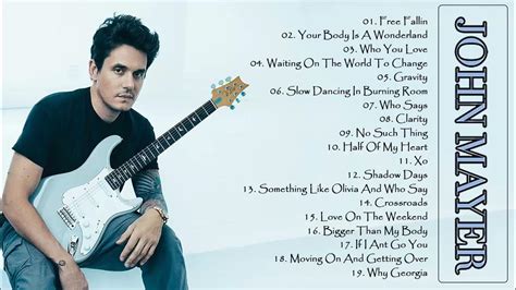 John Mayer Full Album 2021 - John Mayer Greatest Hits - YouTube