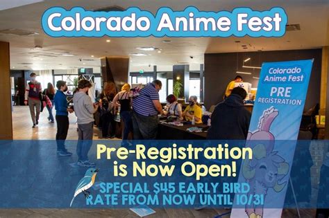 Colorado Anime Fest 2023 Pre-Registration Now Open! — Colorado Anime Fest