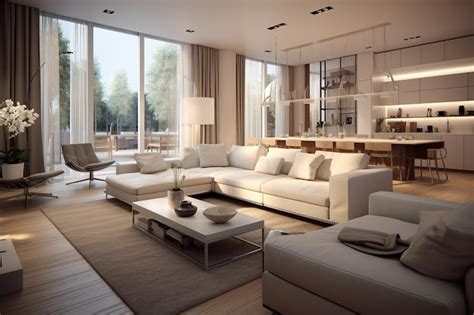 Premium AI Image | A beautiful clean look interior design