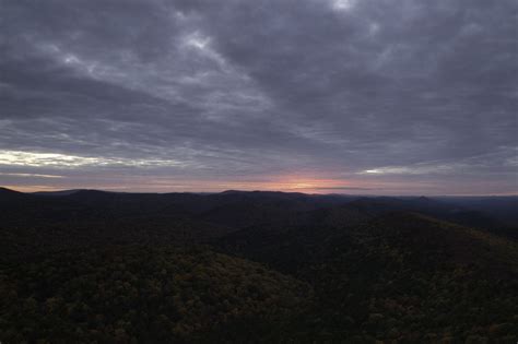 Fall sunset over the Ouachita Mountains : r/Arkansas