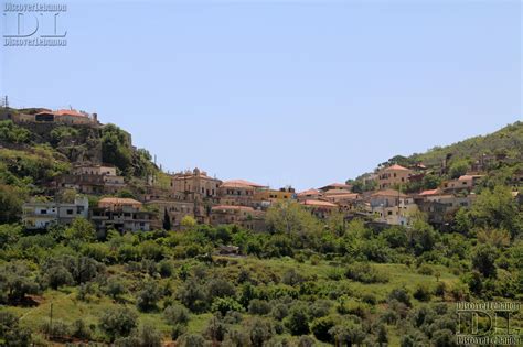 Deir Mimas village red-roof old houses