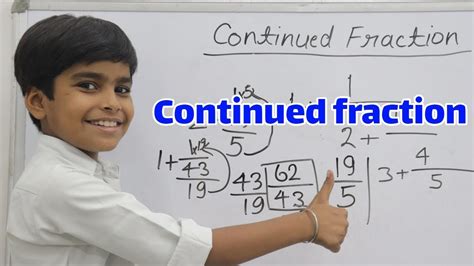 Fraction || वितत भिन्न को कैसे हल करें || How to solve continued fraction || Examples and ...