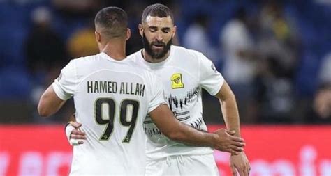 Karim Benzema scores the winning goal on his debut for Al Ittihad ...