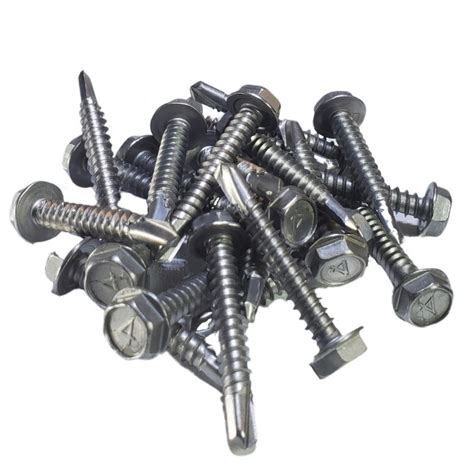 #10 Hex Head TEK Self Drilling Screw Stainless Steel - BC Fasteners & Tools