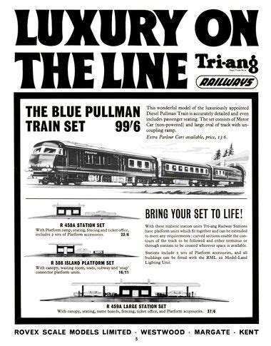 Blue Pullman Train Set (Tri-ang RS52) - The Brighton Toy and Model Index