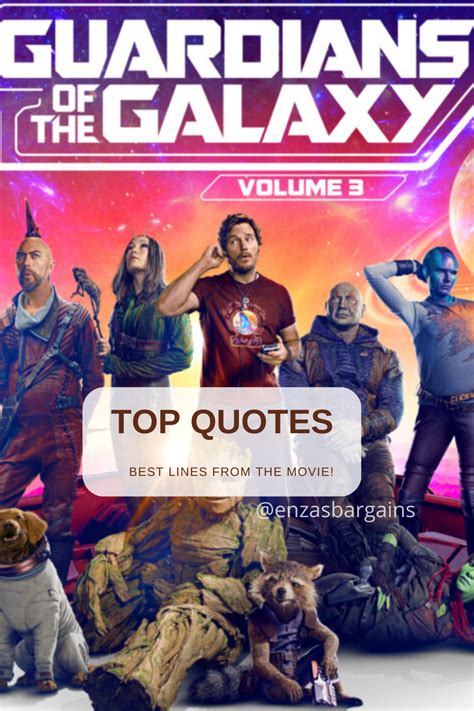 Guardians of the Galaxy Vol. 3 Quotes - Enza's Bargains