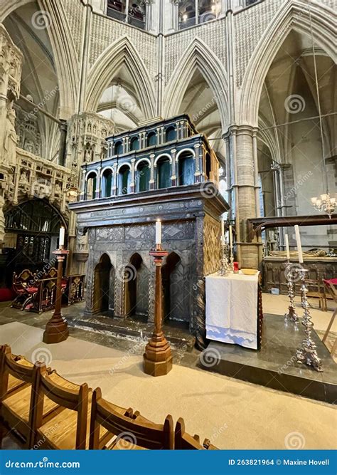 Edward the Confessor S Tomb Editorial Stock Image - Image of westminsterabbey, cathedral: 263821964