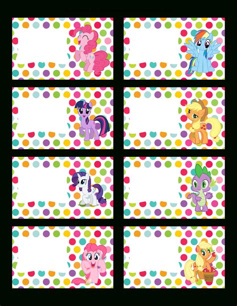 Free Printable My Little Pony Cupcake Toppers - Free Printable