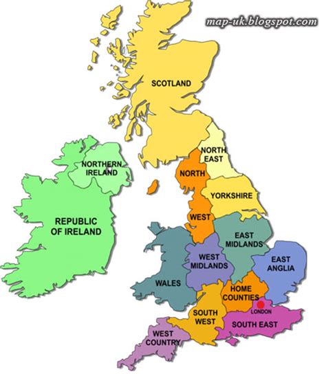 Map of UK: September 2015