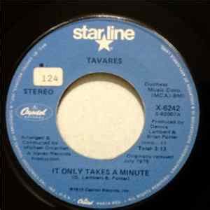 Tavares - It Only Takes A Minute FLAC album