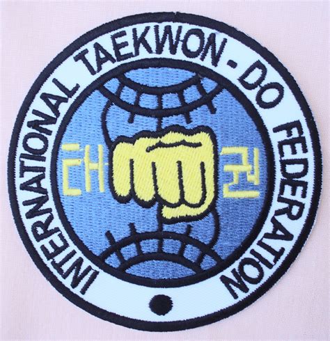 ITF Official Cloth Badge - www.Taekwondo-Supplies.com