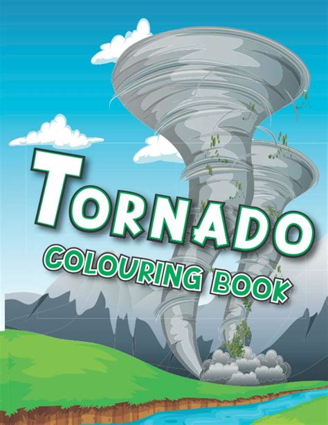 Buy tornado colouring book: Fun and Easy Colouring Pages for Kids,natural Disasters,tsunami ...