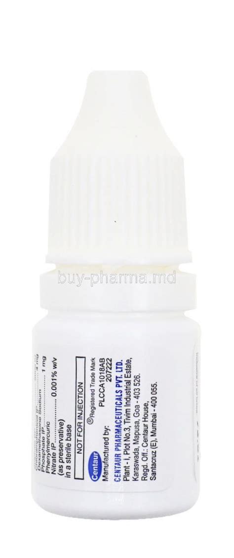 Buy Polymyxin B/ Chloramphenicol/ Dexamethasone Eye/ Ear Dropsonline Polymyxin B ...