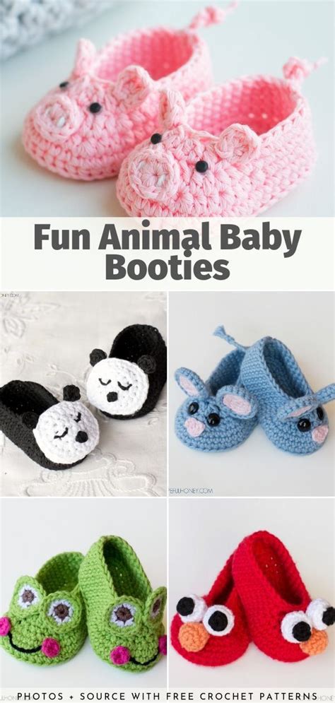 Fun Animal Baby Booties Kostenlose Häkelanleitungen – Du liebst Schmuck genauso sehr wie wir?