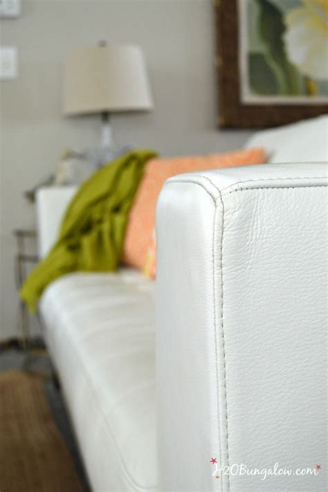 How To Clean White Leather Furniture | White leather couch, Clean white ...