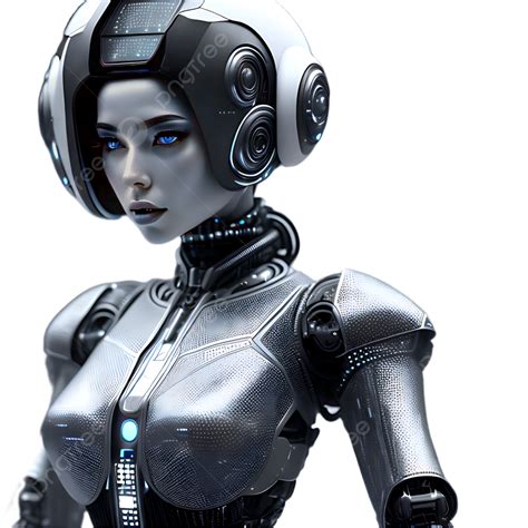 Ai Generated Futuristic Cyborg Photorealistic Robot Woman, Ai Futuristic Robot, Photorealistic ...