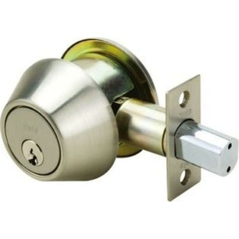 Yale V8111-US32D Single Deadbolt Lock 60/70mm | Shopee Malaysia