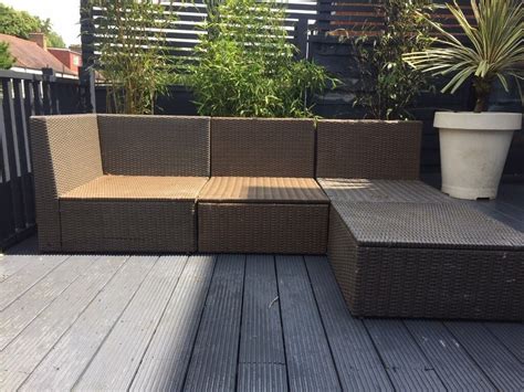 IKEA SOLLERÖN Hand-Woven Plastic Rattan Set £100 | in Norbury, London | Gumtree