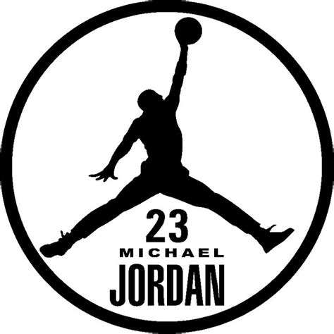 Sticker Silhouette Michael Jordan | Jordan logo wallpaper, Michael ...