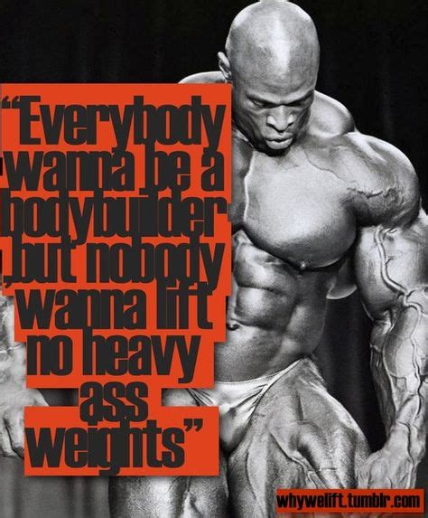 Love Ronnie Coleman | Big Ronnie Coleman | Powerlifting motivation, Diet motivation pictures ...