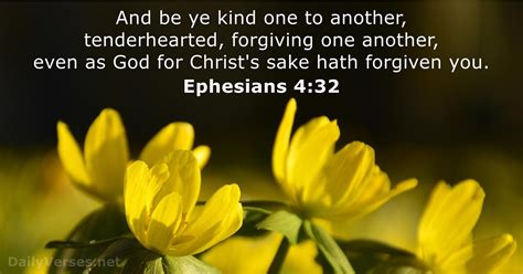 Ephesians 4:32 - Bible verse (KJV) - DailyVerses.net