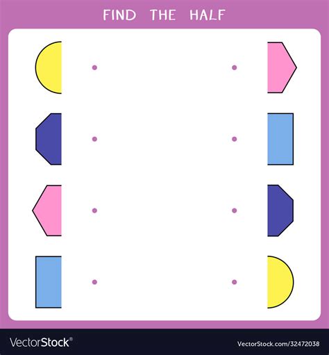 Simple educational game for kids Royalty Free Vector Image