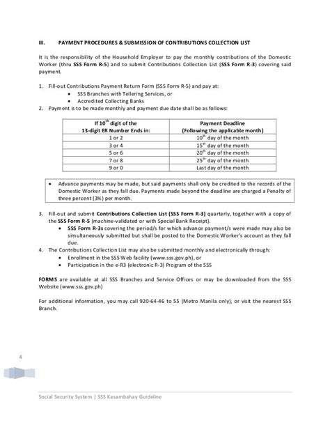 SSS Kasambahay Registration Procedures