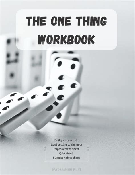 The One Thing Workbook: Workbook (Journal / Planner) based on The One ...