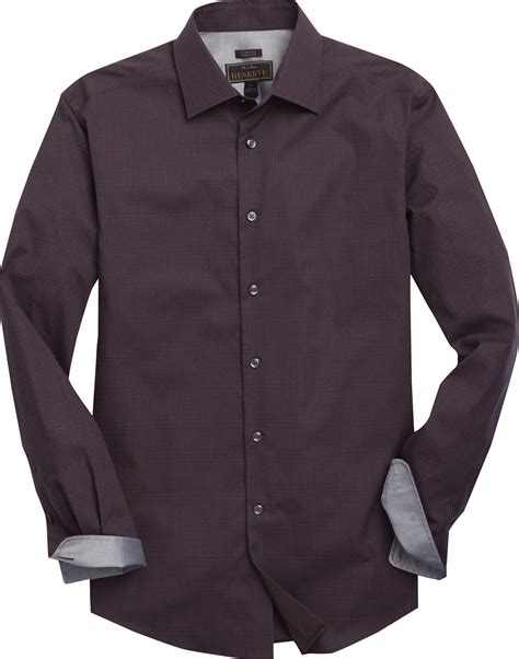 Jos. a. bank Reserve Collection Traditional Fit Sportshirt -big & Tall Clearance in Brown for ...