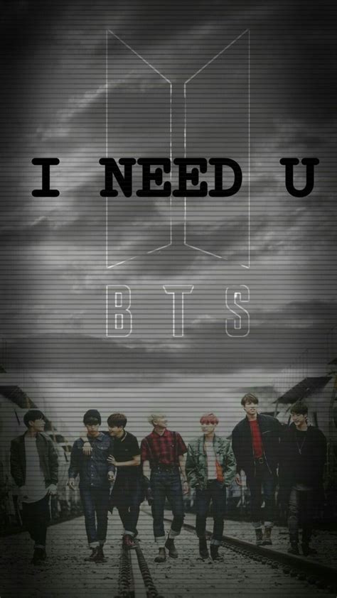 BTS I need you wallpaper | Şarkılar, Bts, Arkaplan tasarımları