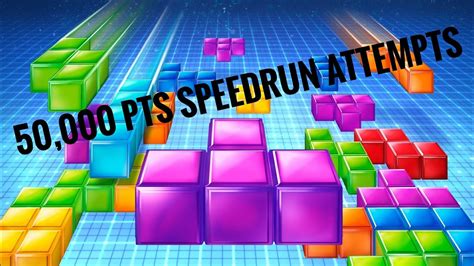 EA Mobile TETRIS: 50k PTS Speedrun Attempts - YouTube