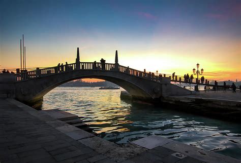 Venice Bridge 1 Photograph by Morey Gers - Fine Art America