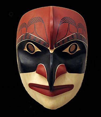 Tsimshian Masks Carvings Gallery | Native art, Native american masks, Tribal art