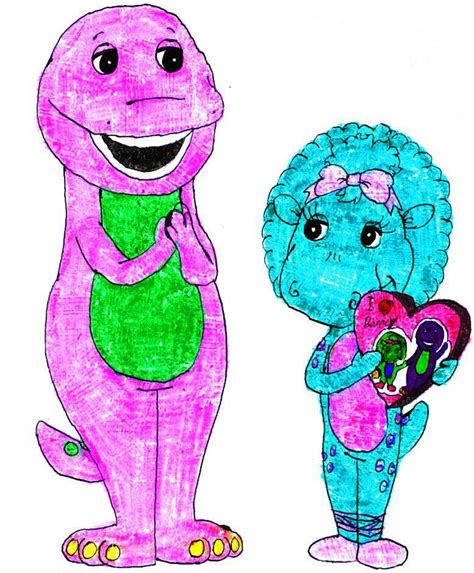 Baby Bop Gives Barney A Valentine by BestBarneyFan on DeviantArt