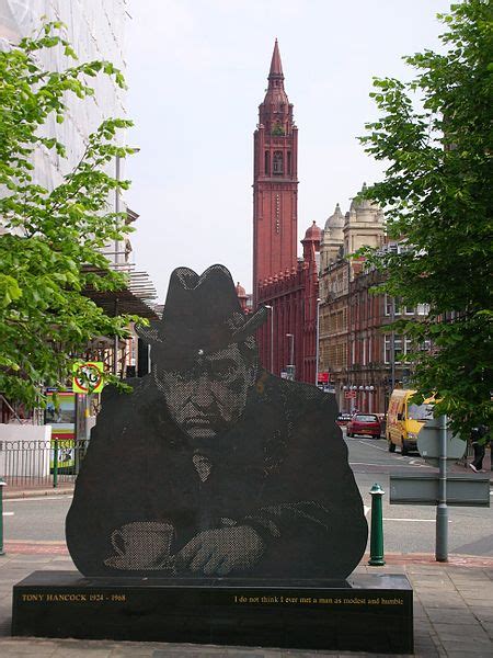 Travel with Angela Lansbury: Big Grins in Birmingham: Comedian Tony Hancock Statue being ...