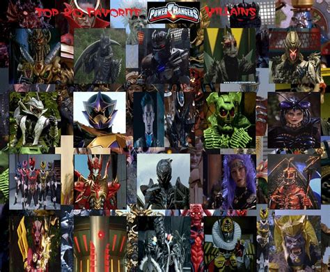 My Top 20 Favorite Power Rangers Villains by JackSkellington416 on ...